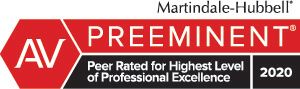 AV preeminent martin hubbell award logo cataniaandcatania.com